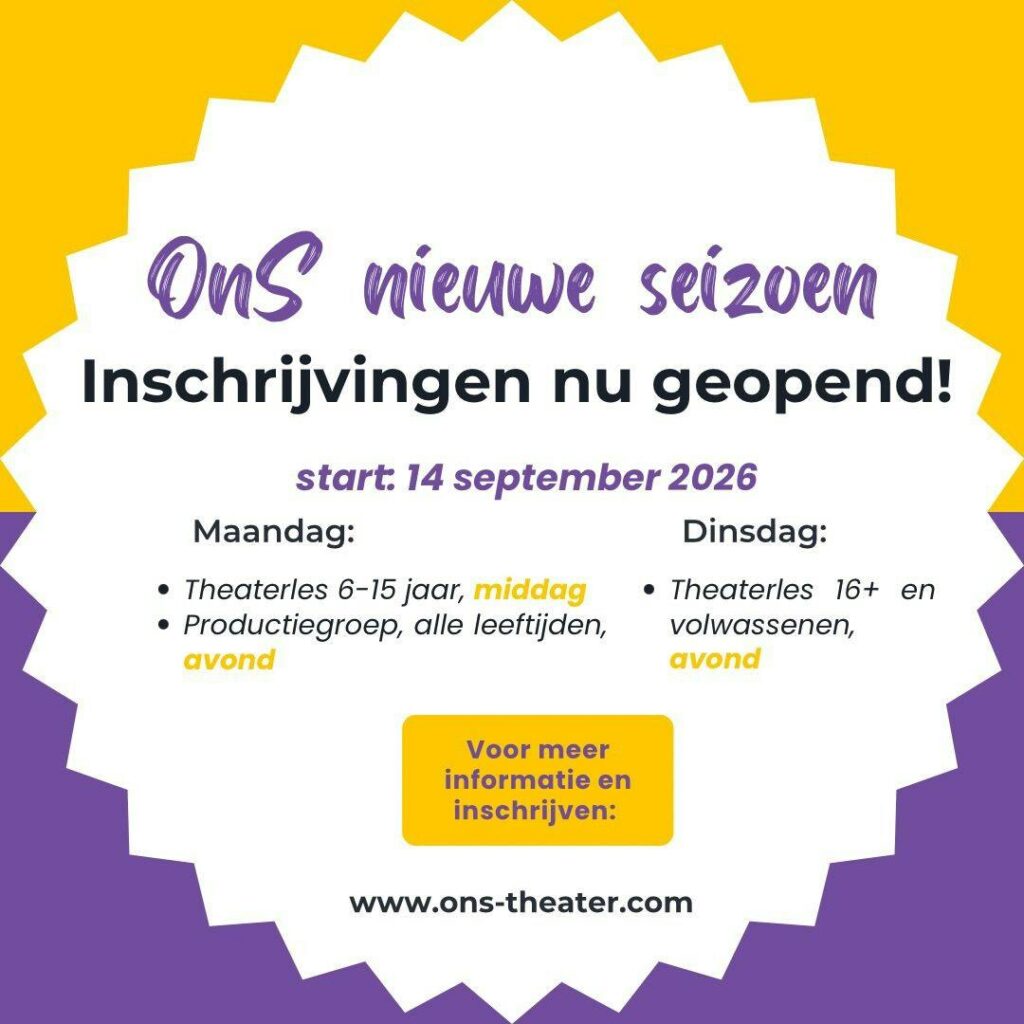 Verken je talenten met theaterlessen in Papendrecht